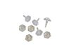 GARDINIA Pin voor plooien, kunststof, transparant, 3.06 x 1.38, 50 stuks
