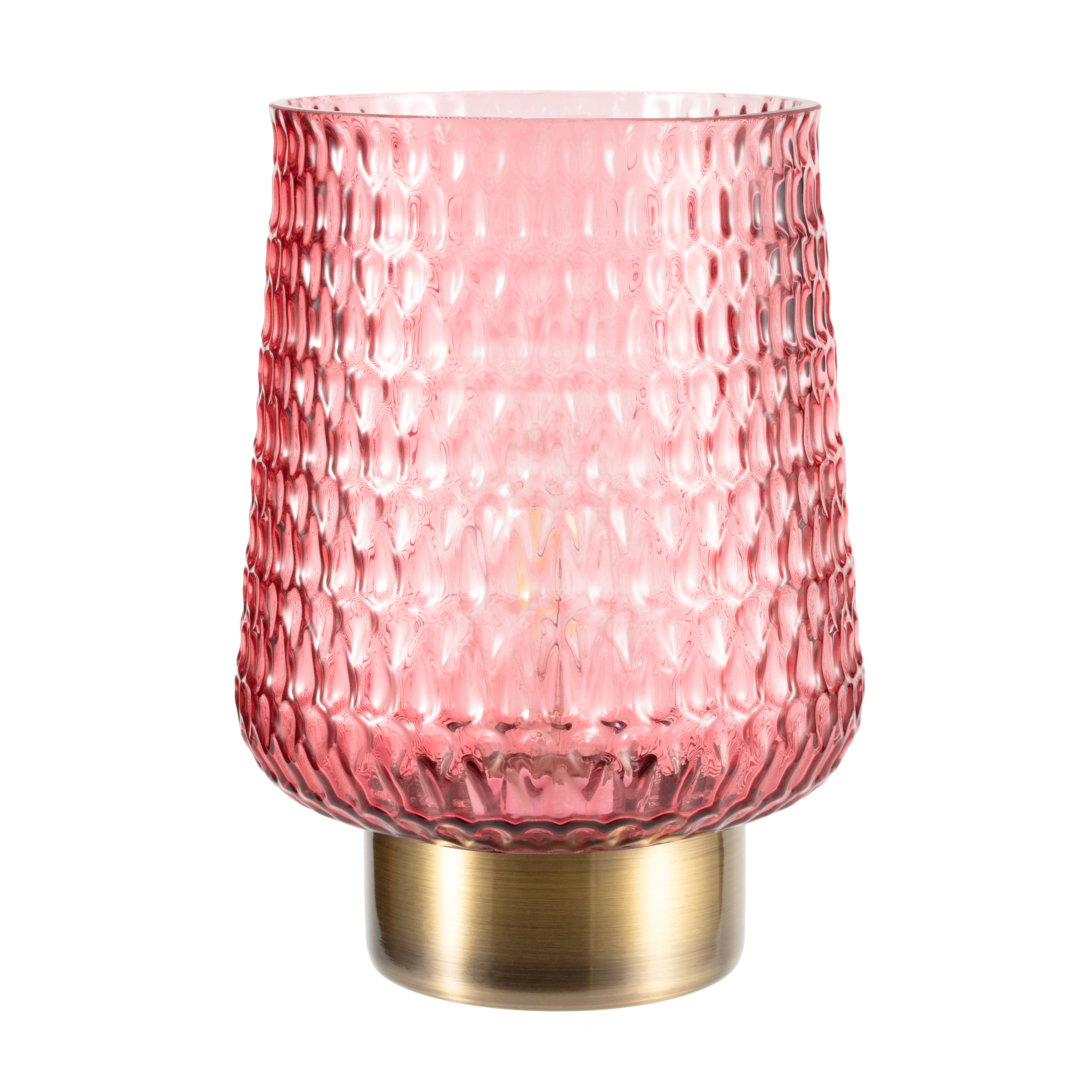 Pauleen Rose Glamour Tafellamp - Roze/Koper - 80 Lumen - E27 - Batterij