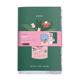 Miquelrius A5-notitieboeken (142 x 210 mm), 3 notitieboeken, binnenkant wit gestippeld, 32 vellen van elk 80 g/m², omslag van mat karton, Foodie Lovers Collection