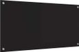 Syfax Keukenachterwand Zwart 100 x 50 cm gehard glas