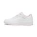 PUMA Court Classy sneakers pour Femmes, Rose/Blanc/Argent, Taille 42,5
