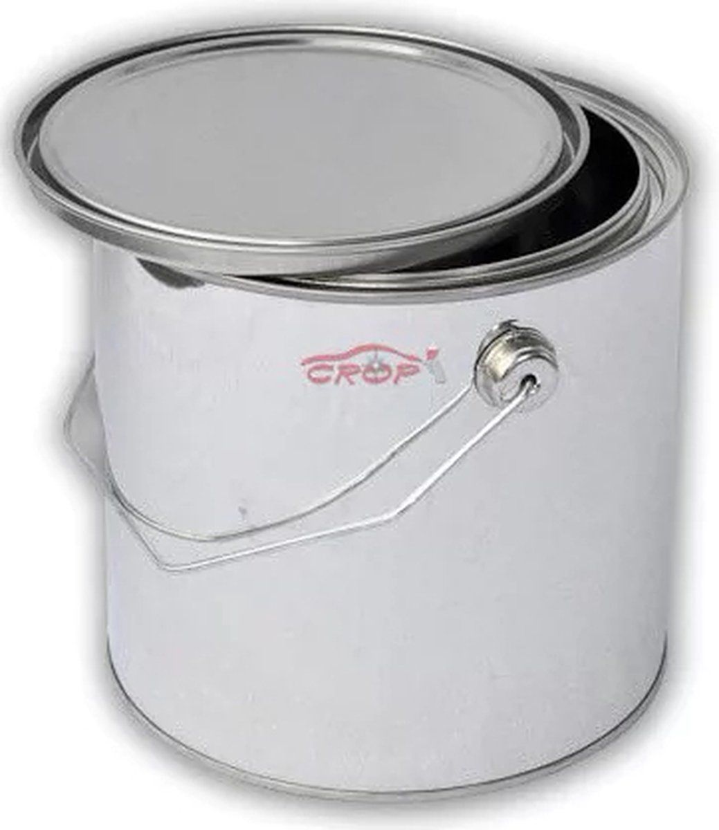 CROP Leeg Verfblik 2,5 liter + Deksel & Hengsel - Blank | 4016176647877