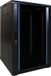 DSIT 18U serverkast met glazen deur 600x600x1000mm (BxDxH)