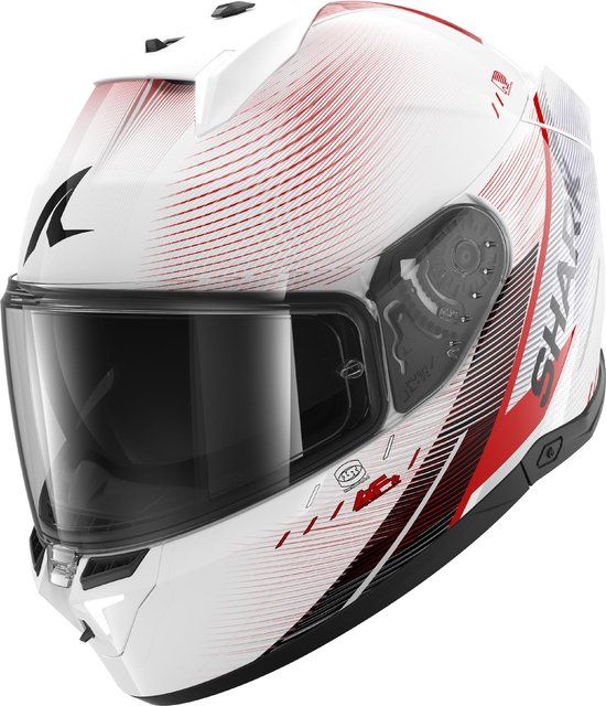 Shark Skwal i3 Speed Tech Helm - Zwart Matt/rood/blauw