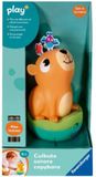 Ravensburger PLAY+ Capybara Luminous Sound Culbuto - Baby Sound Toy for 6 Months - Baby Awakening Light Toy - 34019