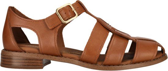 CLARKS Sandalen Hana Vrouwen Bruin Leer Hak 42