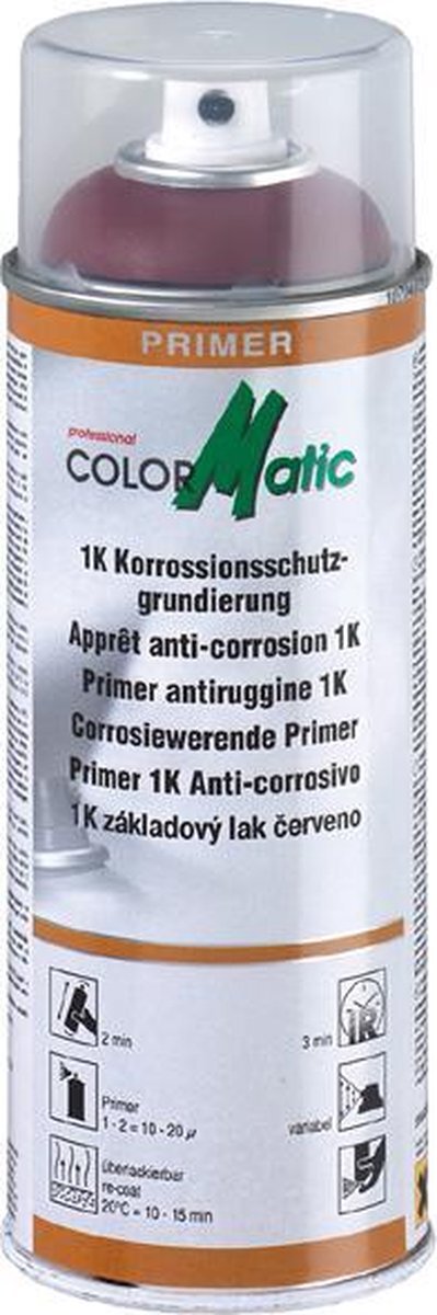 Motip Colormatic 1K Corrosiewerende Primer in Spuitbus