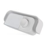 EMOS - Beldrukker voor 2-draads deurbel - klassieke deurbelknop met naamplaatje - witte belknop compatibel met deurbel P57101, P57102 - bedraad, max. 24 V DC