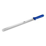 thermohauser Bakkersmes (staal, roestvrij), eenzijdig zaagslijpen, met blauwe kunststof handgreep, lemmet 36 cm