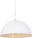 QAZQA Magna - Hanglamp met lampenkap - 3 lichts - H 1600 mm - wit - 8718881082016