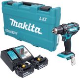 Makita DDF 482 RFK accuboormachine 18 V 62 Nm + 2x accu 3,0 Ah + oplader + koffer