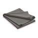Etol Design Stripe 260x260 cm Dark Grey Washed Cotton Bedspread