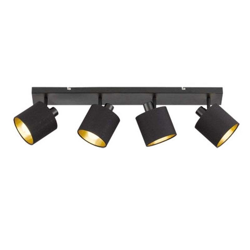 Reality Tommy Spotlamp Trio - 4-lichts - Zwart - R80334079