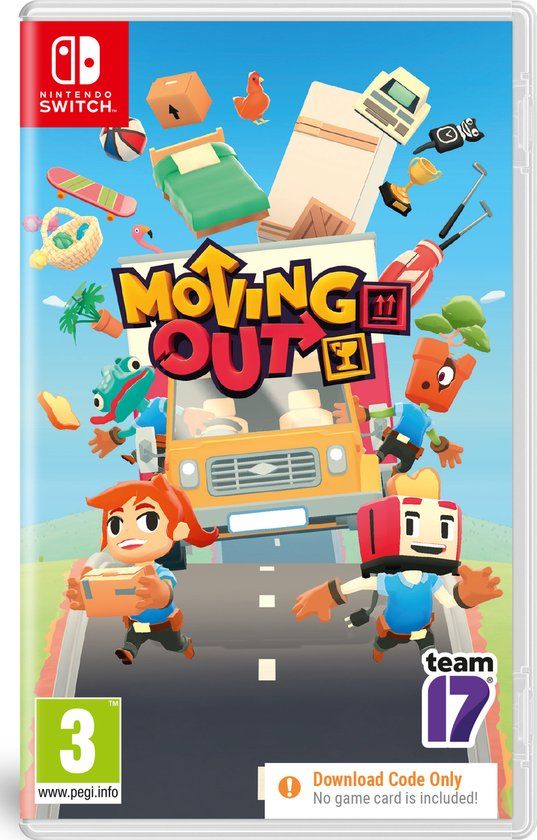 Team 17 Moving Out - Nintendo Switch - Code in Box