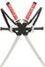 Vegaoo Rubies Deadpool™ accessoire set - Verkleedattribuut - One size