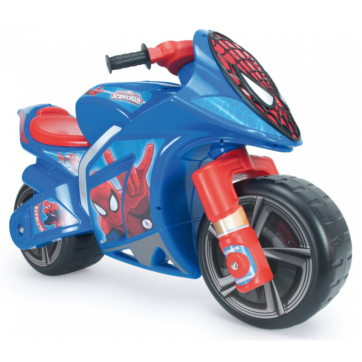 Injusa loopmotor ultimate spider-man 95 cm blauw/rood