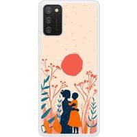 Samsung Galaxy A02S Souffle de tendresse Verstevigd hoesje met sublimatie bedrukking