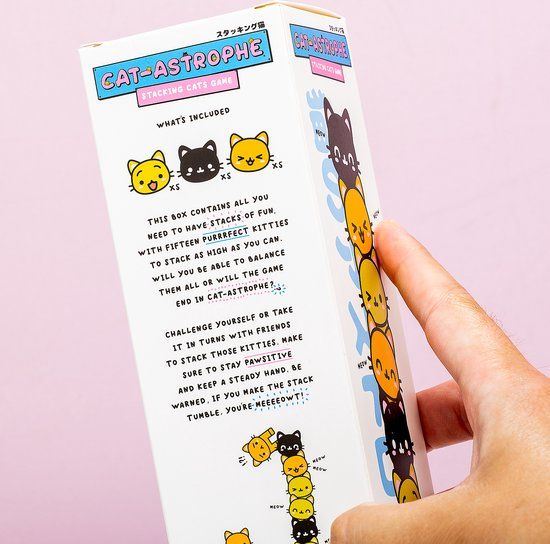 Gift Republic Cat-astrophe Stapelspel - Behendigheidspel - 6+ jaar
