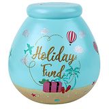 Pot of Dreams Handgeschilderde Holiday Fund Save And Smash Handgemaakte Keramische Spaarpot