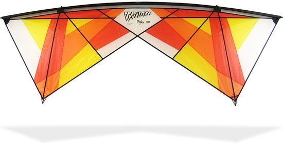 Revolution Kites Revolution Reflex XX yellow-orange 4 line stuntkite