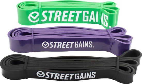 StreetGains Pull Up Pack Resistance Bands - 8719627046699