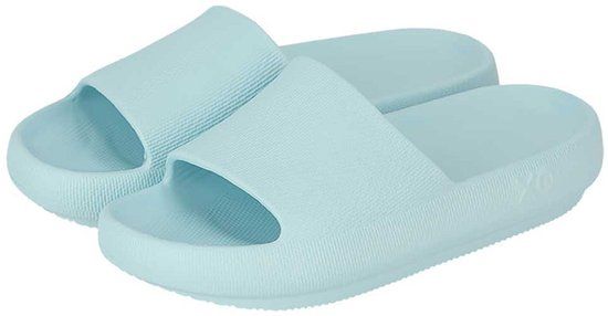 Morethansocks Flops kids Badslippers Licht blauw