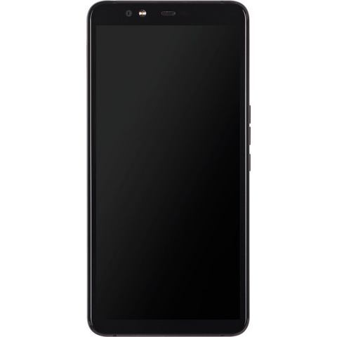 JVC J20 Smartphone, 14,35 cm (5,65 inch), (HD display, 64 GB intern geheugen, 4 GB RAM, 16 MP en 5 MP camera, Android 8.0, zwart