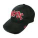 Rock Off AC/DC Cap-Red On White Logo