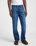 Lee West Heren Regular Straight-fit Jeans Flirt Alert Blauw W29 x L32