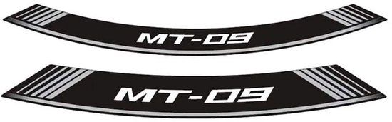 Puig Special Yamaha Mt-09 Velgstrip Zilver