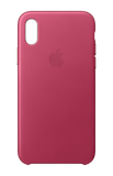 Apple iPhone X Leather Case - Fuchsia