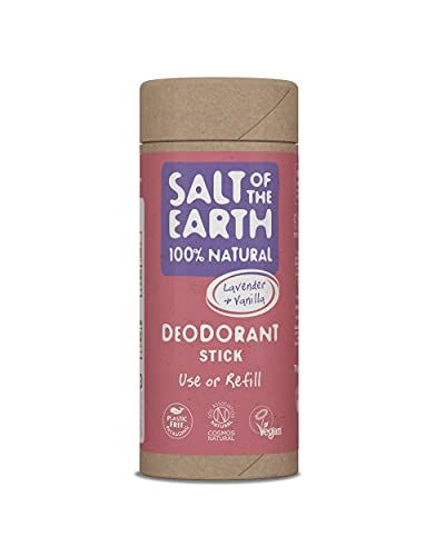 Salt of the Earth Natural Deodorant Stick Refill Lavender & Vanilla, Aluminium Free, Vegan, 75 g