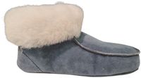 Fellhof 3101 Blauw Grijs Uniseks Pantoffels Lamswol - Blauw/Grijs - 36