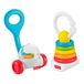 Fisher-Price Klassiekers voor pasgeboren baby's, set van 2, rammelaar en sensorische activiteitenspeeltjes voor ontwikkelingsgericht spelen