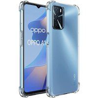 Phonillico® Case voor OPPO A16 - Schokbestendig Zacht Siliconen Transparant