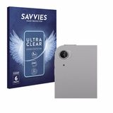 Savvies - Screenprotector voor Apple iPad Air 13" M2 WiFi 2024 (ALLEEN Camera Lens) - Folie Beschermfolie transparant 6 Stuks
