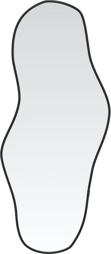 vidaXL Wandspiegel, zwart, 100 x 45 cm