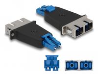 Delock 87947 Adaptateur fibre optique LC/SC Noir, Bleu