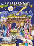 Weihnachtskrippe Bastelbogen: 3D bespielbare Kulisse Weihnachtsgeschichte