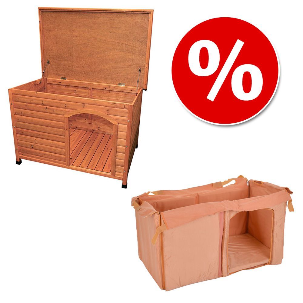 Trixie Natura Hondenhok Classic Platdak Isolatie Maat L