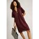 White Stuff Lindsay Broderie Robe Rouge Foncé