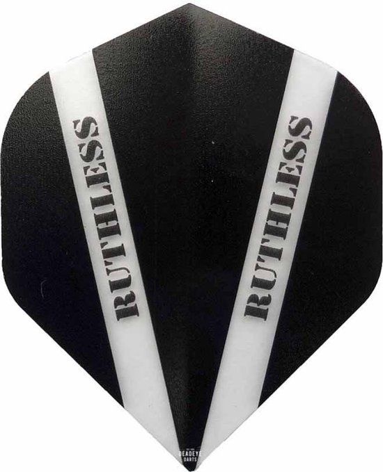 ABC Darts Ruthless Vision V Zwart Dart Flights - 30 stuks - Zwart - Kunststof