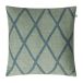 Chhatwal & Jonsson Housse de coussin Ikat Orissa 50 x 50 cm Aqua-heaven blue