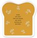 Grafische Workshop Toastbord Take Your Time | Porselein | Take Your Time, 61767, 14,5 x 15,5 cm, Blanc