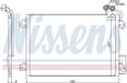 Nissens 94572 Condenser, air conditioning