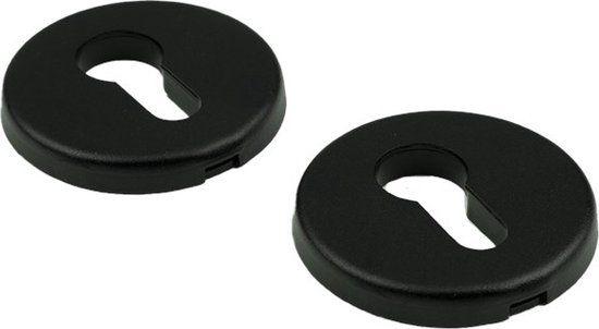 Ami bv(e) Cilinderrozet - Zwart - Aluminium - Rond - Met cilindergat
