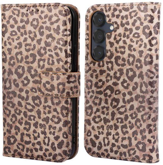 imoshion Design Bookcase voor de Samsung Galaxy S25 - Leopard Mood