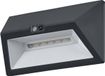 OSRAM buitenwandlamp, donkergrijs, 1,5 W, 110 lm, 3000 K, stralingshoek 55°, levensduur 25.000 uur, IP44, PIR-bewegingssensor, USB-C-oplaadfunctie