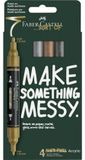 Faber-Castell Acrylmarker Multimark 4 stuks Metallic kartonetui