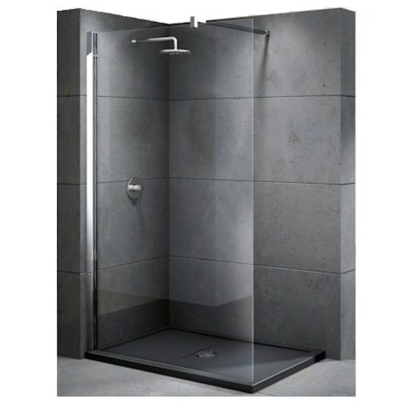 Novellini Kuadra - Douchecabine - 100 cm - Chroom - 8013232967470